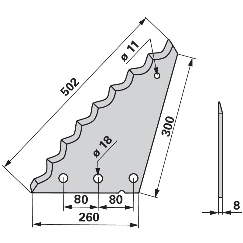 FRANK - 60903508 - Mischwagenmesser