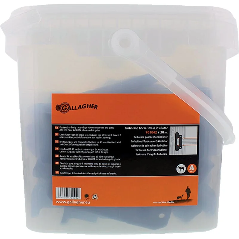 Gallagher - 701042 - Pferdezauneckisolator (Pack of 30)