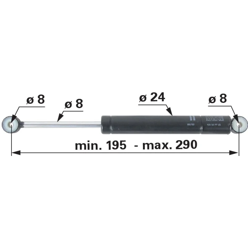 Grammer - 118884 - Stoßdämpfer