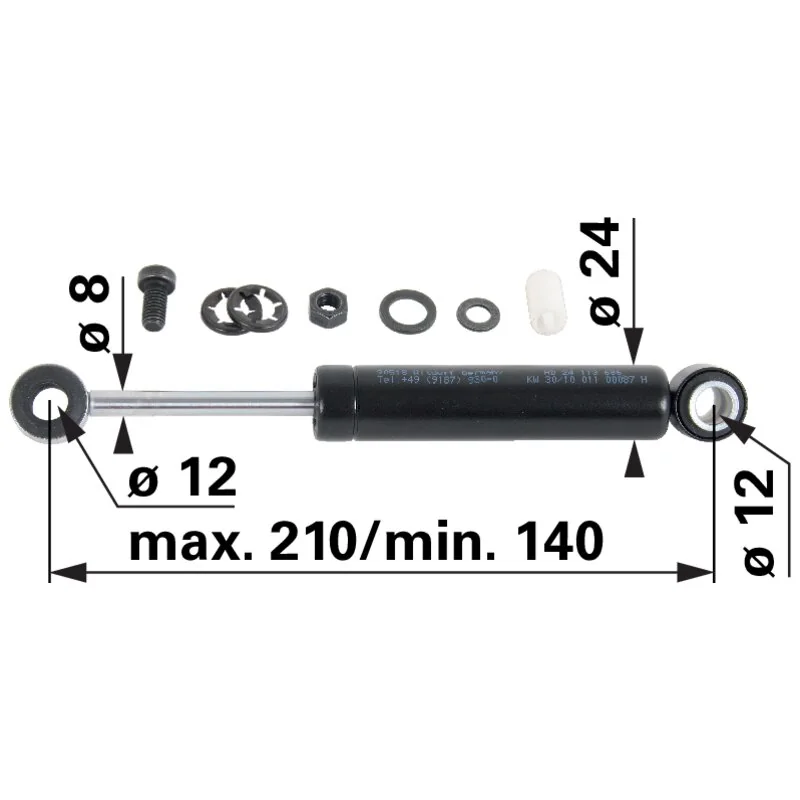 Grammer - 127008 - Stoßdämpfer