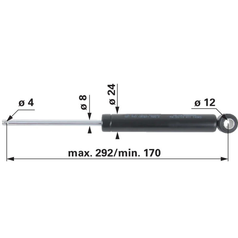 Grammer - 2054665 - Stoßdämpfer
