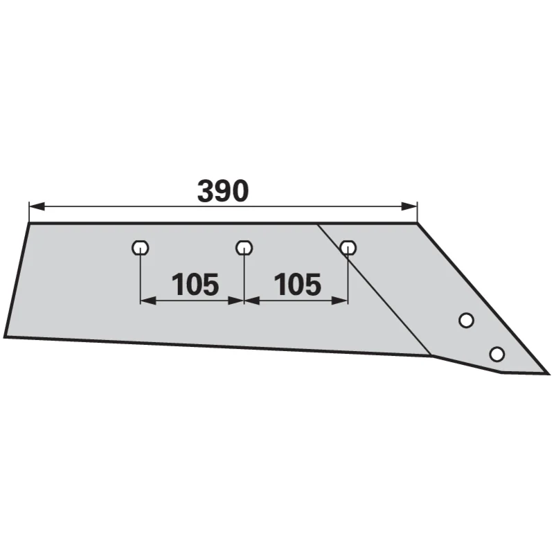 IQparts - 33.21.212 - Wechselspitzschare