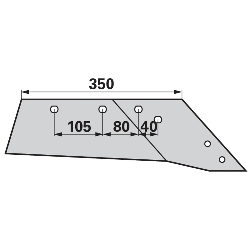 IQparts - 33.21.244 - Wechselspitzschare