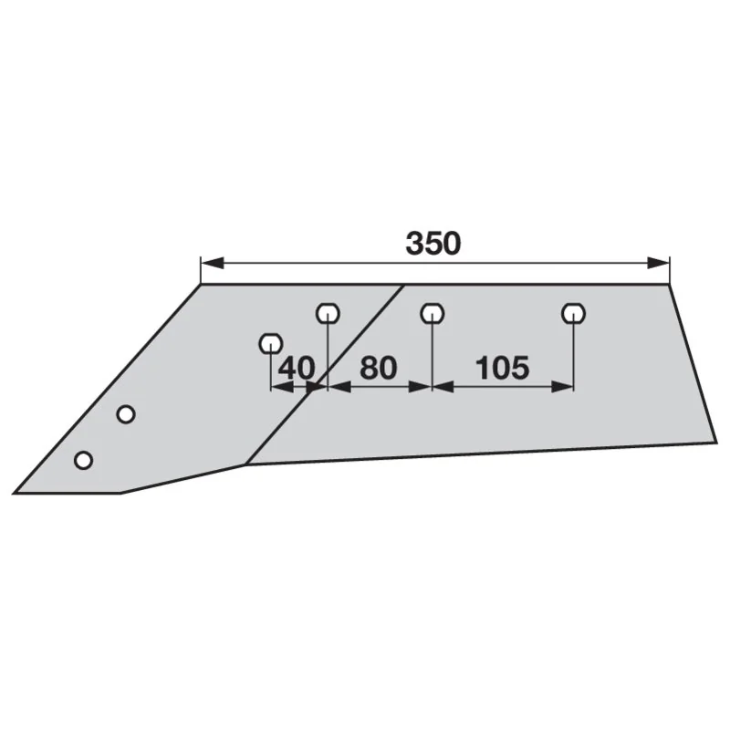 IQparts - 33.21.260 - Wechselspitzschare