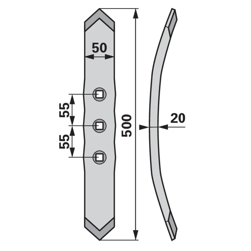 IQparts - 447152-1 - Vorschare