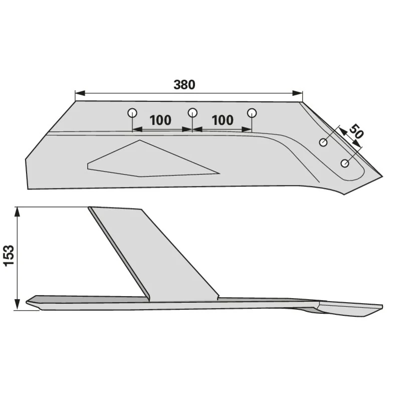 IQparts - LK2.015.00 - Wechselspitzschare