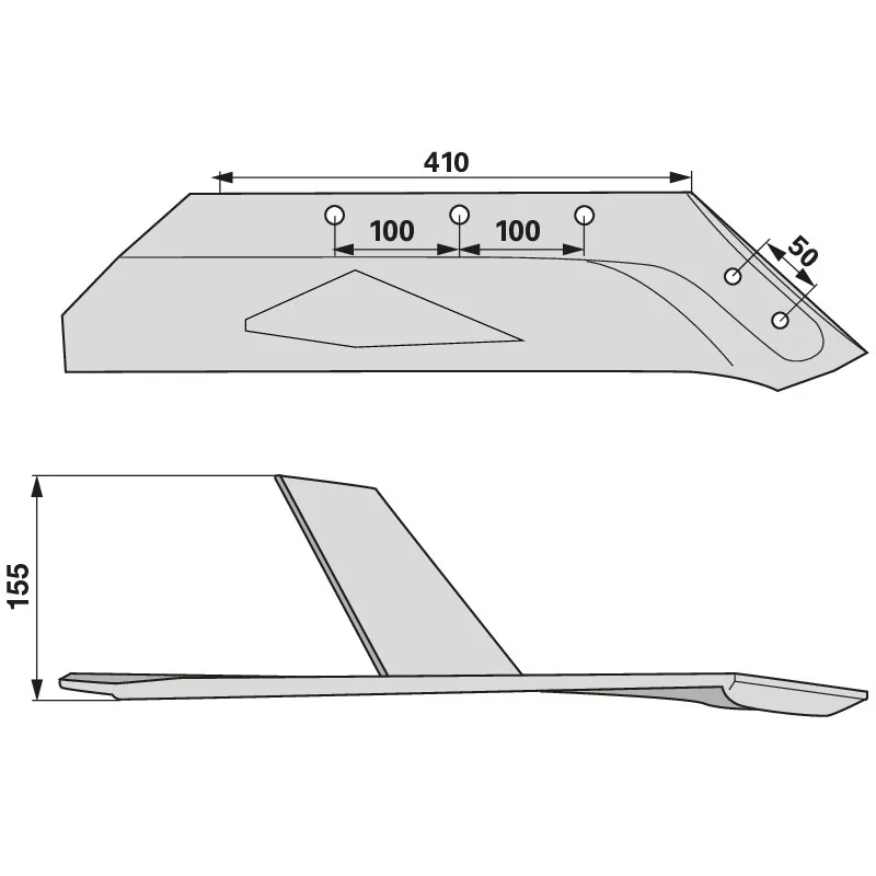 IQparts - LK2.017.00 - Wechselspitzschare