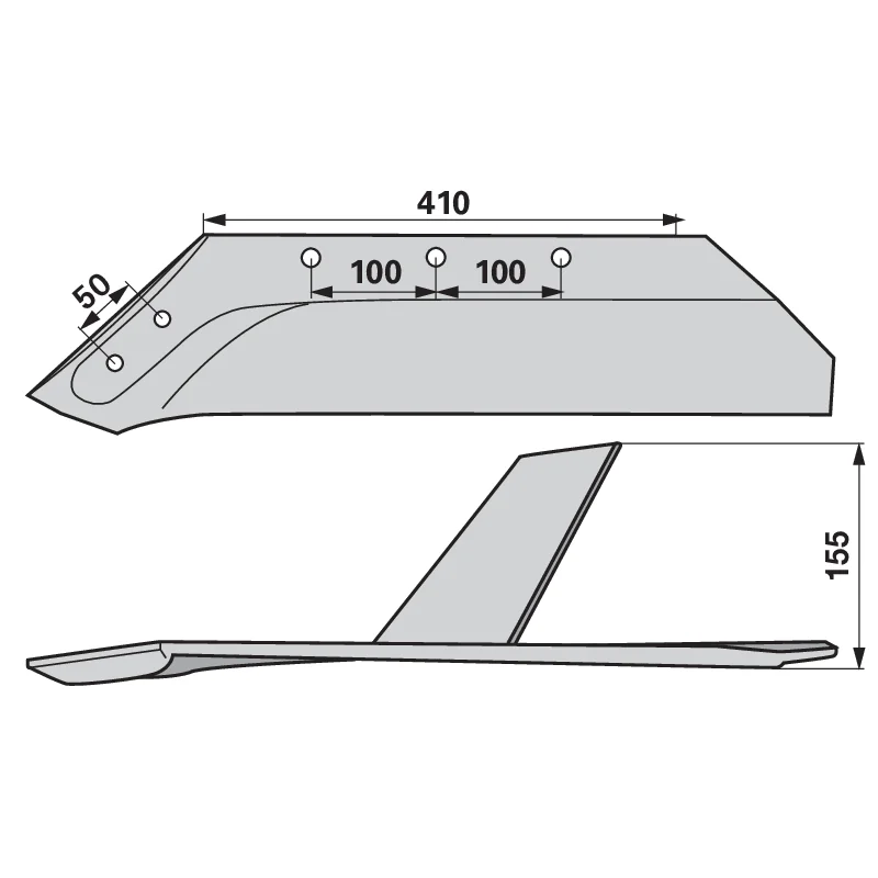 IQparts - LK2.018.00 - Wechselspitzschare