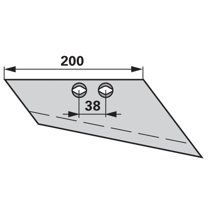 IQparts - P66.070.01 - Vorschälerschare
