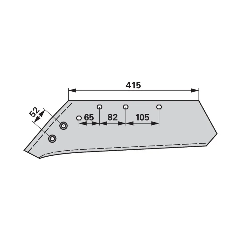IQparts - SW672.6L - Wechselspitzschare