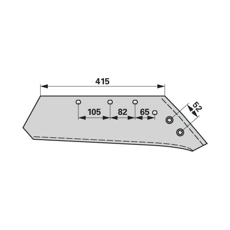 IQparts - SW672.6R - Wechselspitzschare