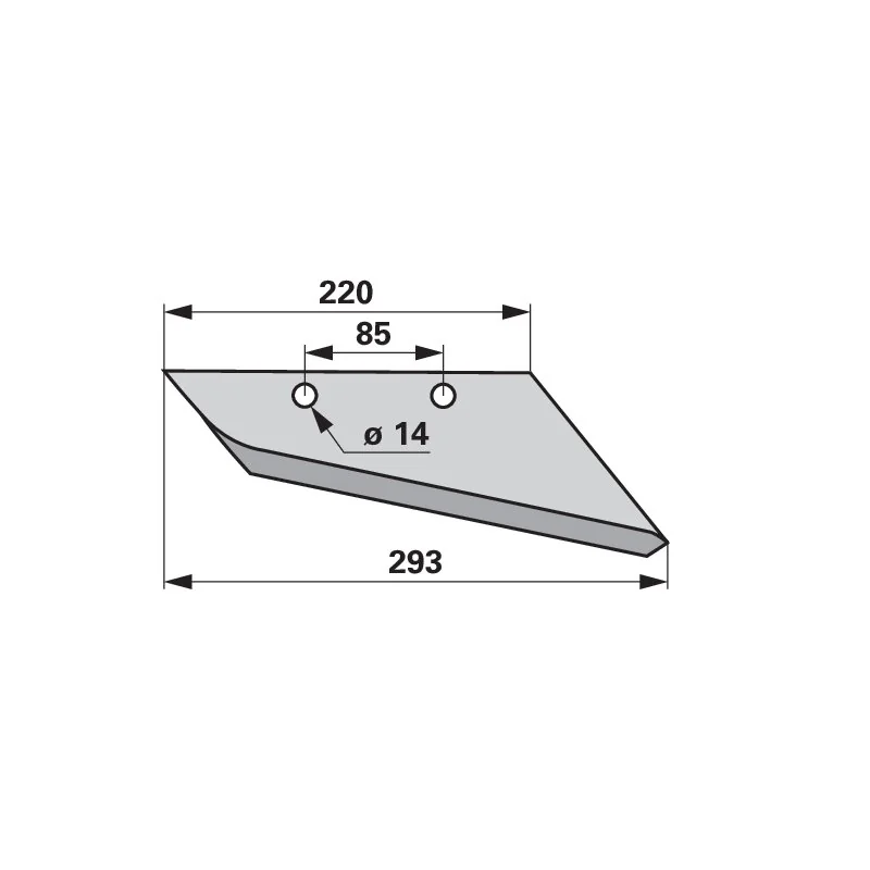 IQparts - Z23.356.01 - Vorschälerschare