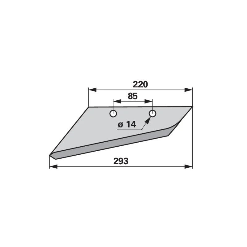 IQparts - Z23.357.01 - Vorschälerschare