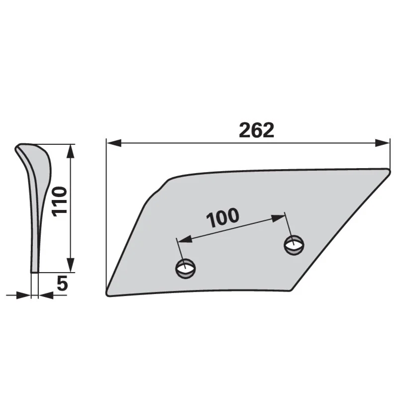 IQparts - Z23.357.03 - Vorschälermollblech