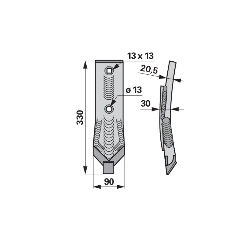 JPF - 506064 - Grubberschar HM
