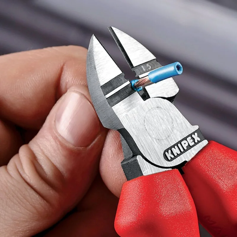 Knipex - 14 22 160 - Abisolier-Seitenschneider