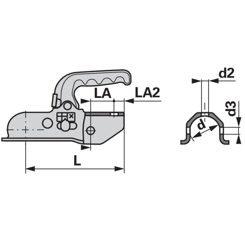 Knott - K20-B - Anhängerkupplung