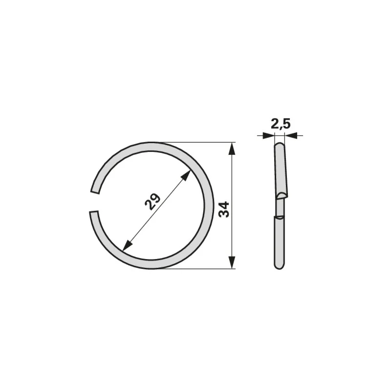 KUHN - 80600014 - Sicherungsring