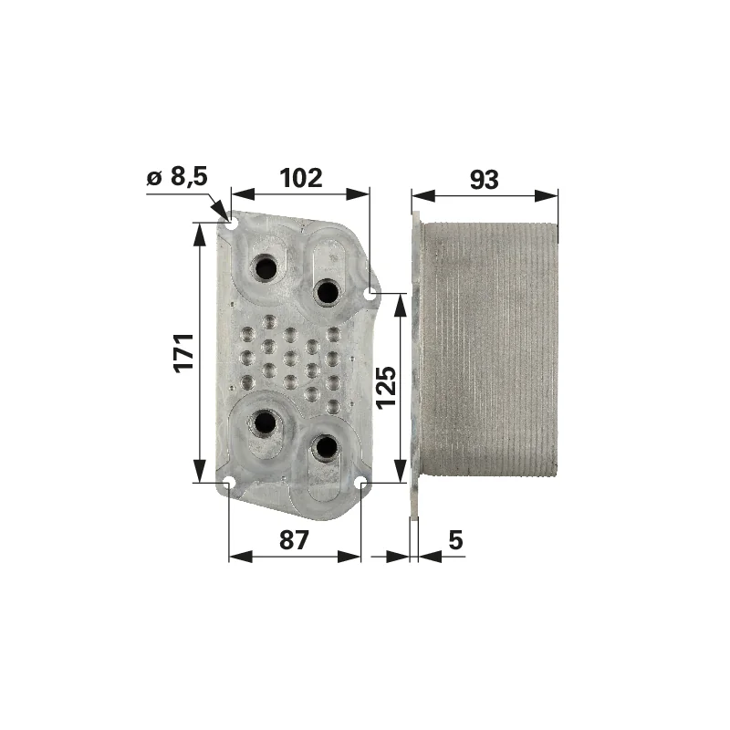 Mahle - 04252961 - Ölkühler