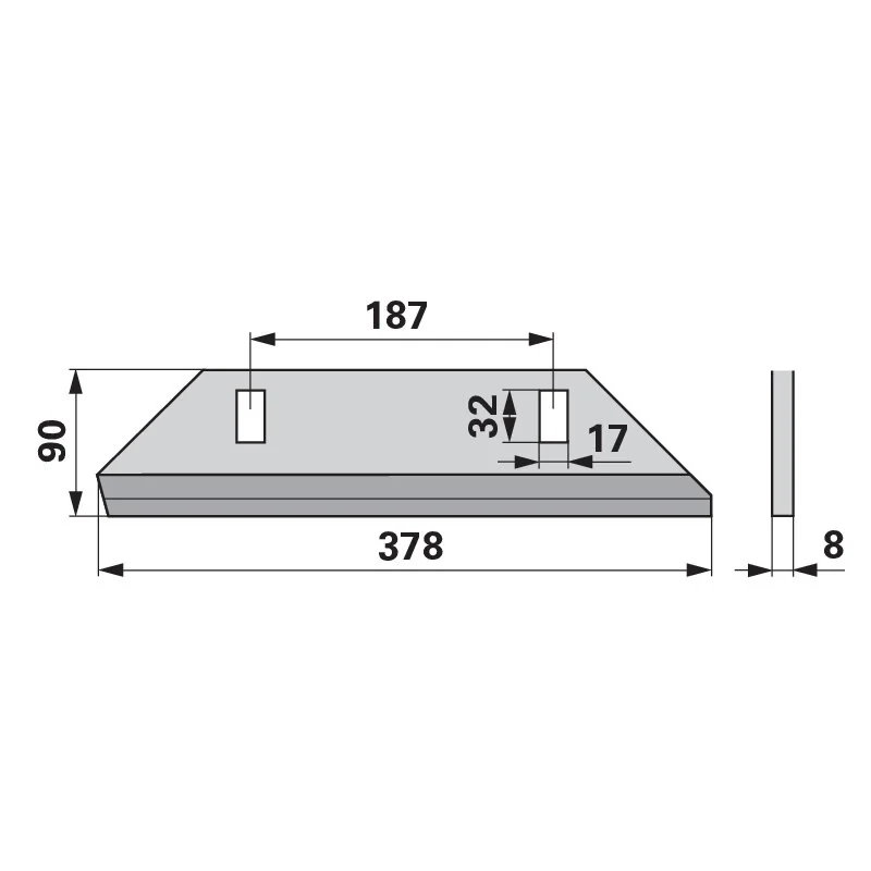 MWS - 02-066052 - Häckslermesser