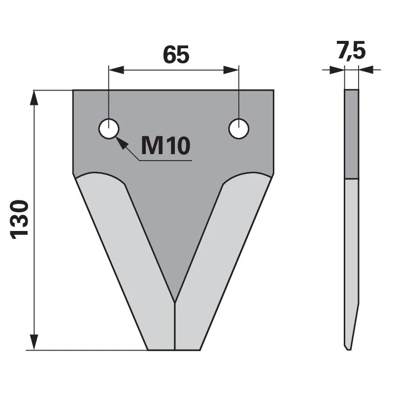 MWS - 03-045759 - Häckslermesser
