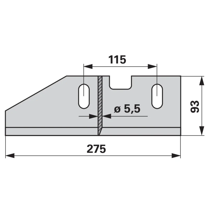 MWS - 434.009 - Häckslermesser