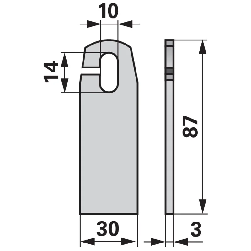 MWS - 8356000 - Vertikutiermesser