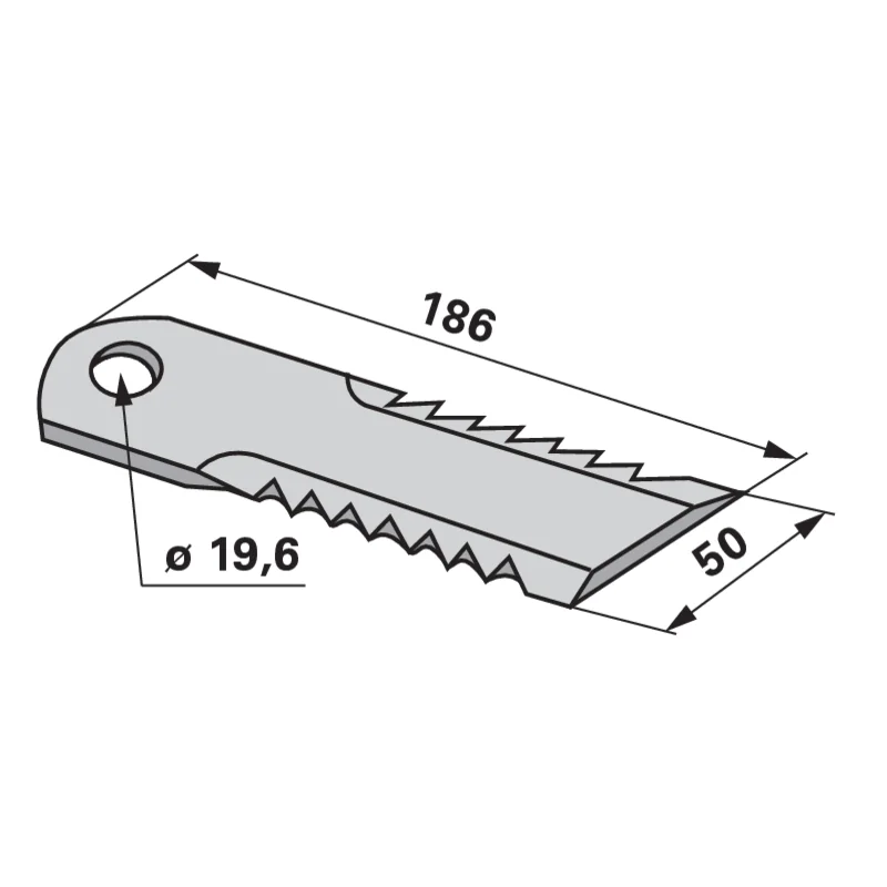 MWS - H212698 - Häckslermesser