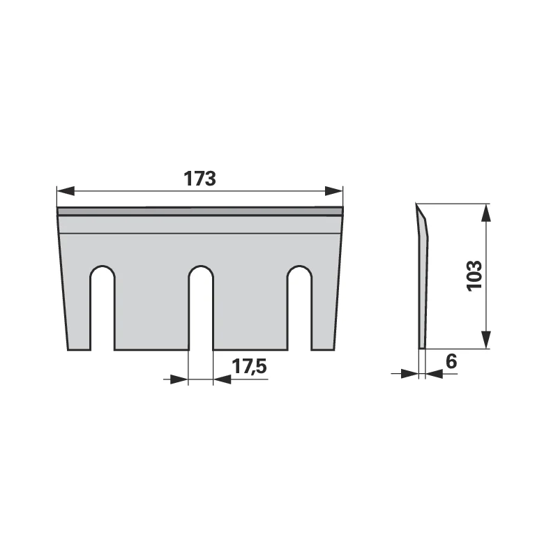 MWS - Z102741 - Häckslermesser