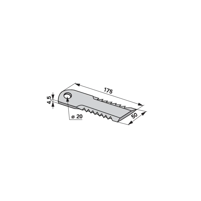 MWS - Z103205 - Häckslermesser