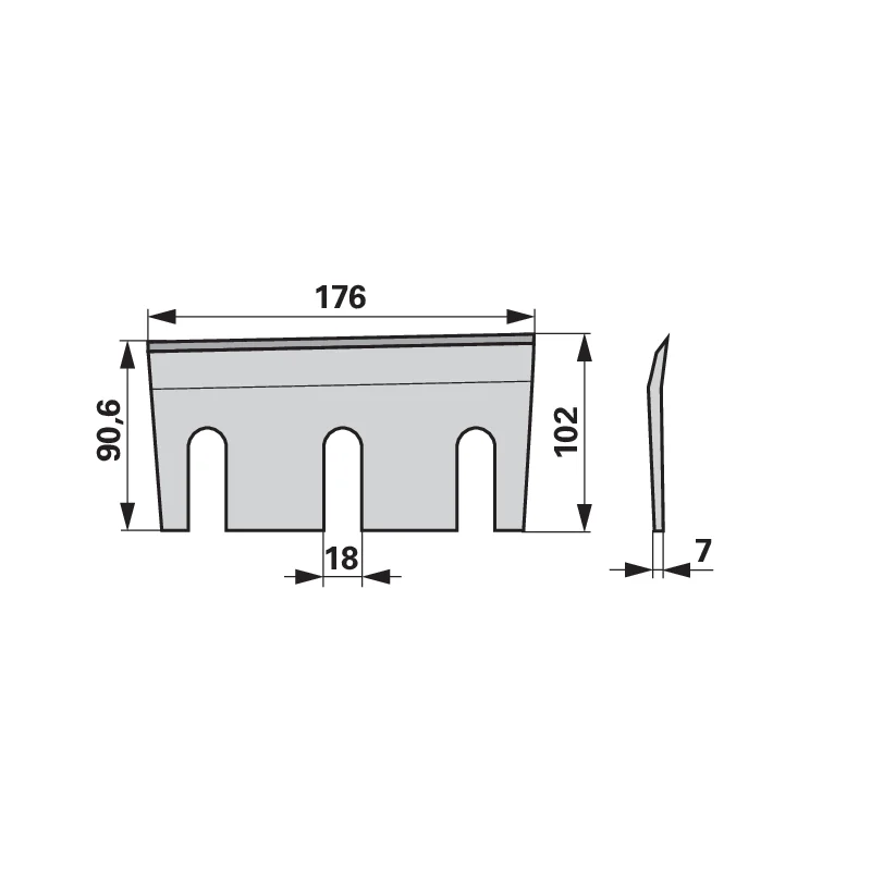 MWS - Z62075 - Häckslermesser