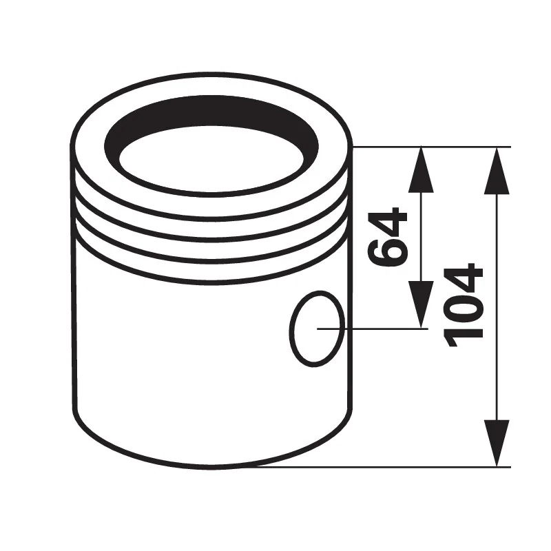 Nural - WD308/408 - Kolbenbuchsensatz