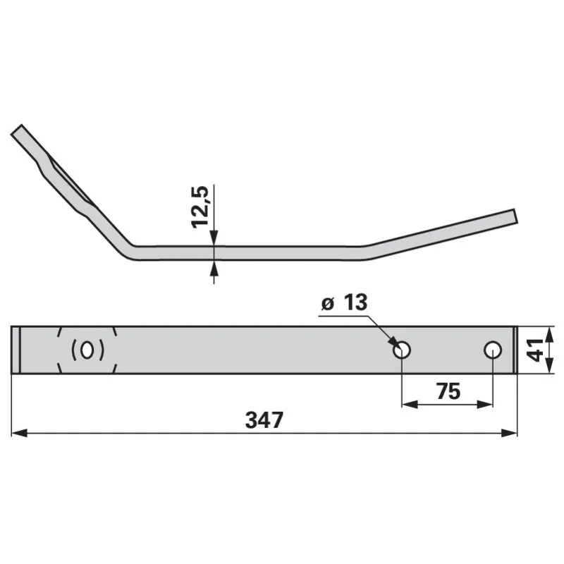 Pöttinger - 00+218.70.011.0 - Zinkenarm