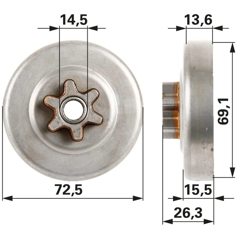 Prillinger Longlife - 29888X - Spurkettenrad-Longlife