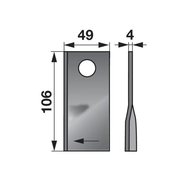 Prillinger Premium - 0041020825 - Kreiselmäherklinge (Pack of 25)