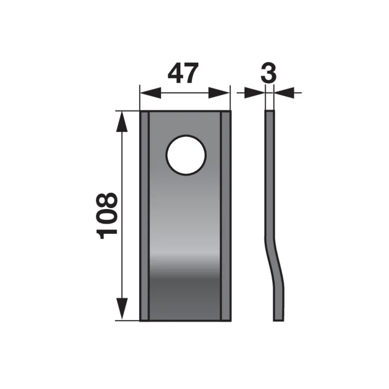 Prillinger Premium - 0041026125 - Kreiselmäherklinge (Pack of 25)