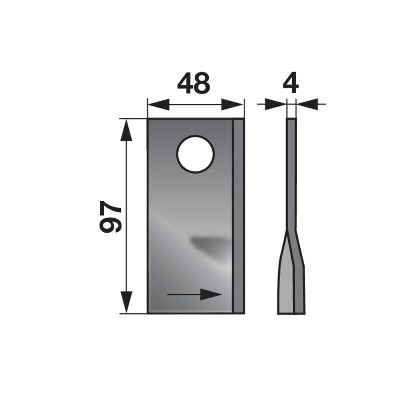 Prillinger Premium - 0041031025 - Kreiselmäherklinge (Pack of 25)
