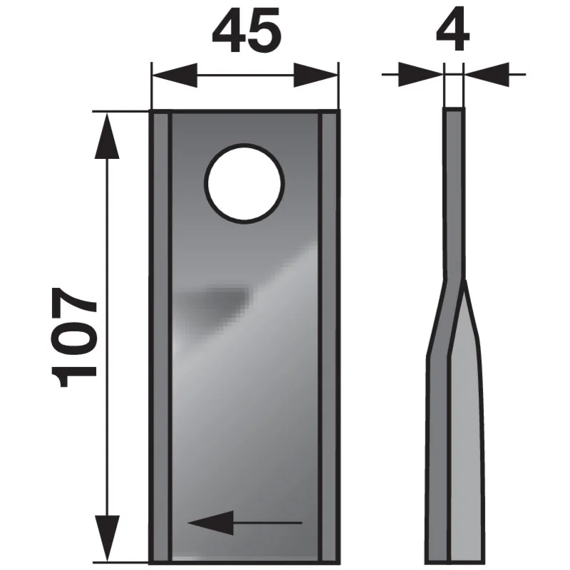Prillinger Premium - 0041041125 - Kreiselmäherklinge (Pack of 25)