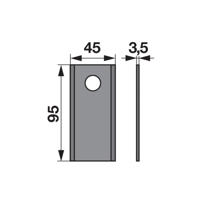 Prillinger Premium - 0041042525 - Kreiselmäherklinge (Pack of 25)
