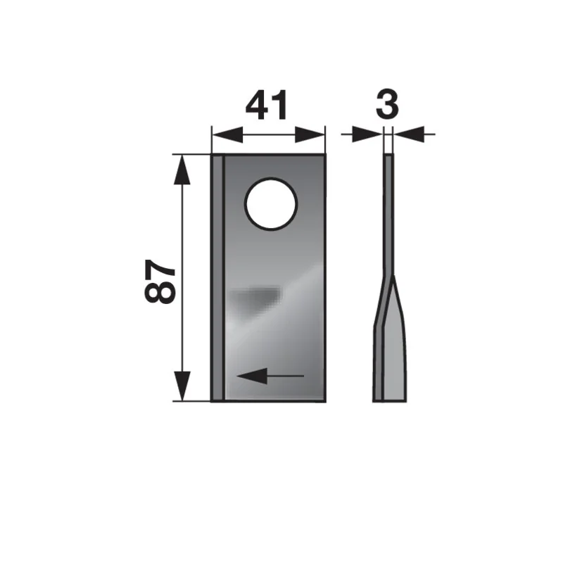 Prillinger Premium - 0041043025 - Kreiselmäherklinge (Pack of 25)