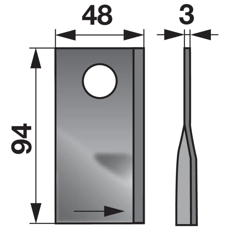 Prillinger Premium - 0041049125 - Kreiselmäherklinge (Pack of 25)
