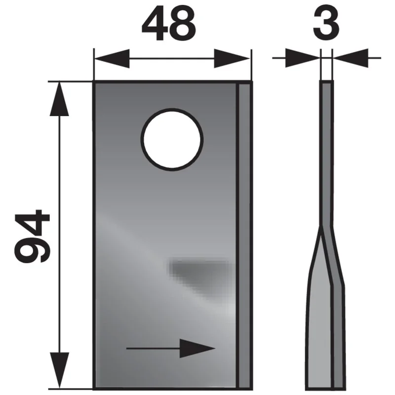 Prillinger Premium - 0041060725 - Kreiselmäherklinge (Pack of 25)