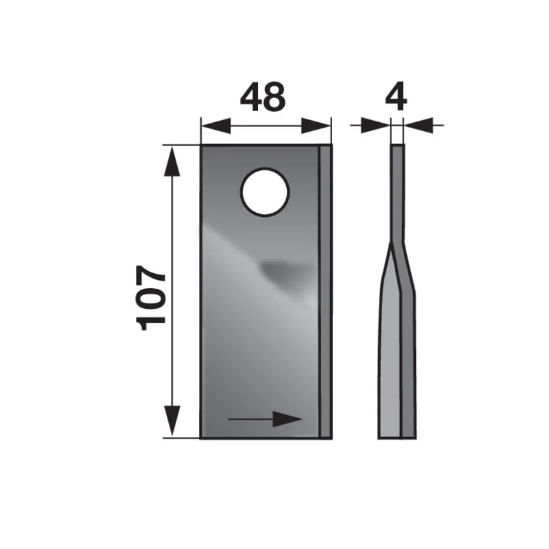Prillinger Premium - 0041078525 - Kreiselmäherklinge (Pack of 25)