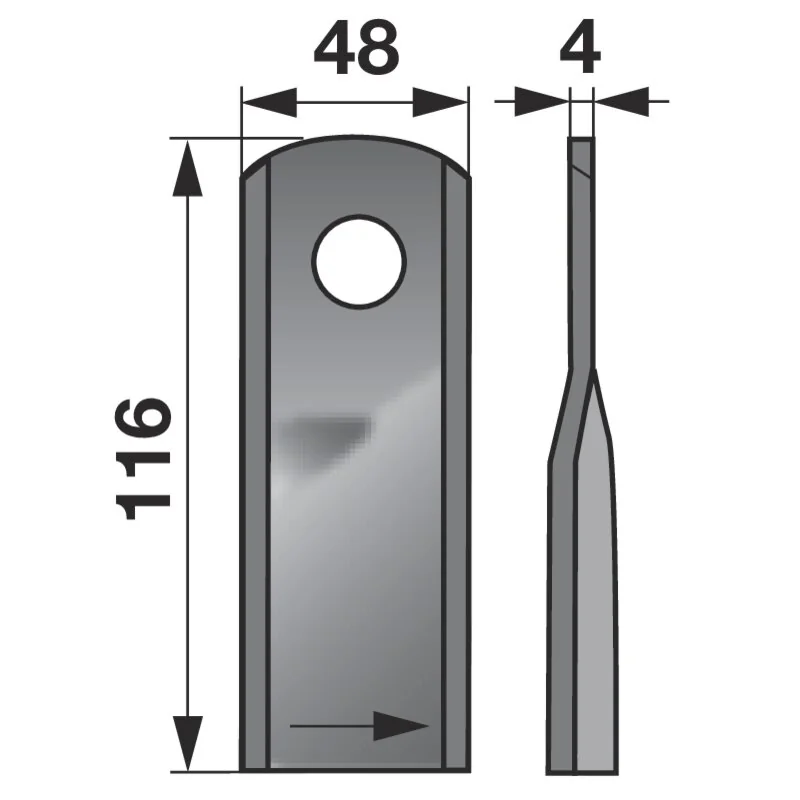 Prillinger Premium - 0041091225 - Kreiselmäherklinge (Pack of 25)