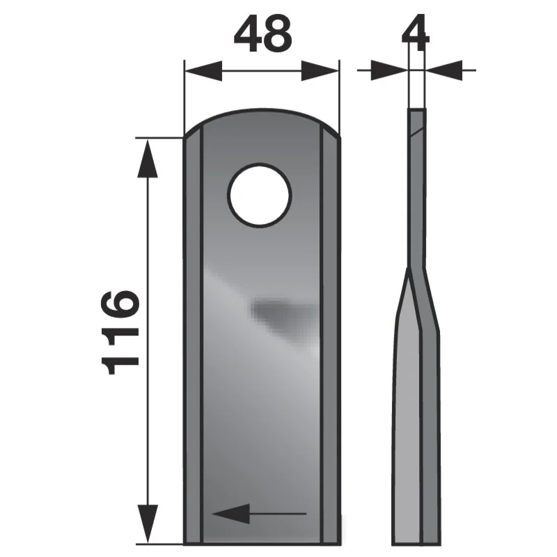 Prillinger Premium - 0041091325 - Kreiselmäherklinge (Pack of 25)