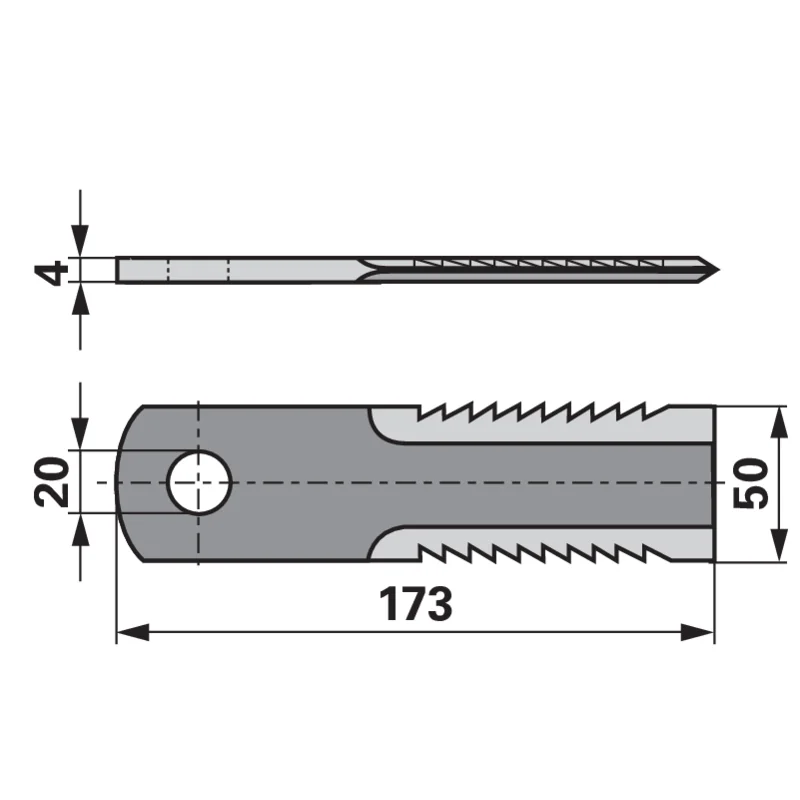 Radura - 784 - Häckslermesser