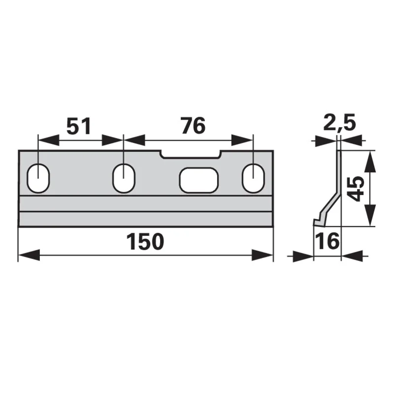 Rasspe - RS7575 - Reibplatte