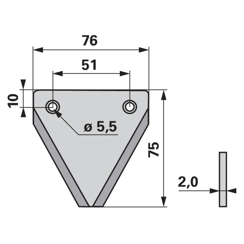 Schröckenfux - 100.7895 - Mähmesserklinge (Pack of 25)