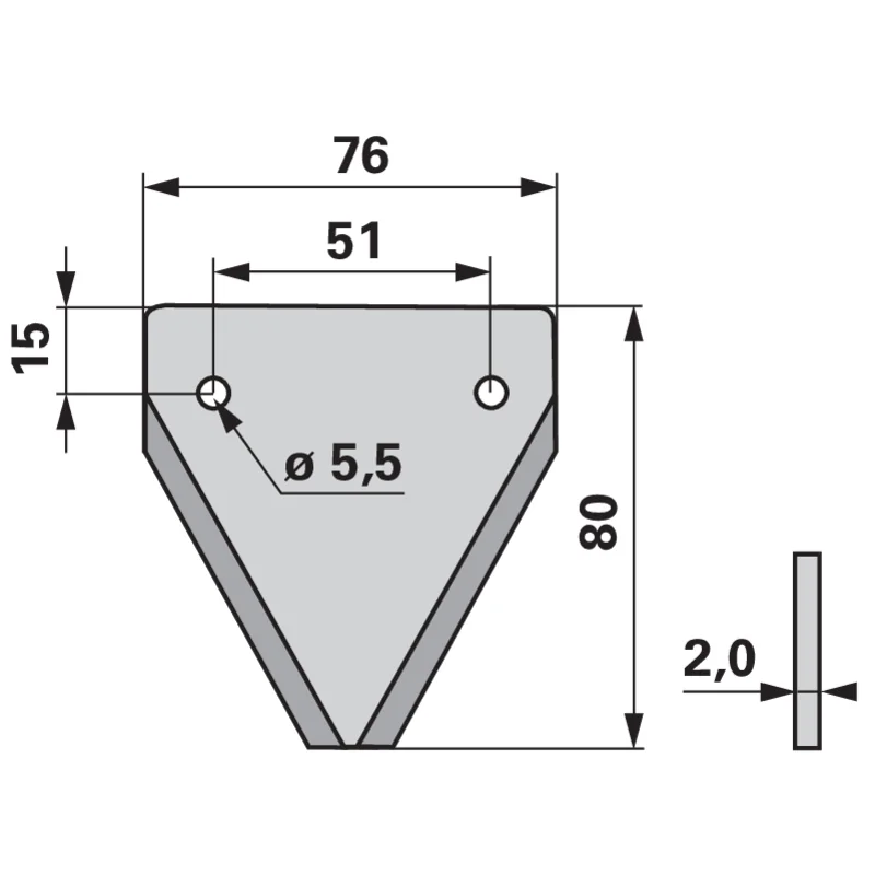 Schröckenfux - 130200010 - Mähklinge (Pack of 25)