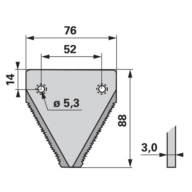 Schröckenfux - 21120065 - Mähmesserklinge (Pack of 25)